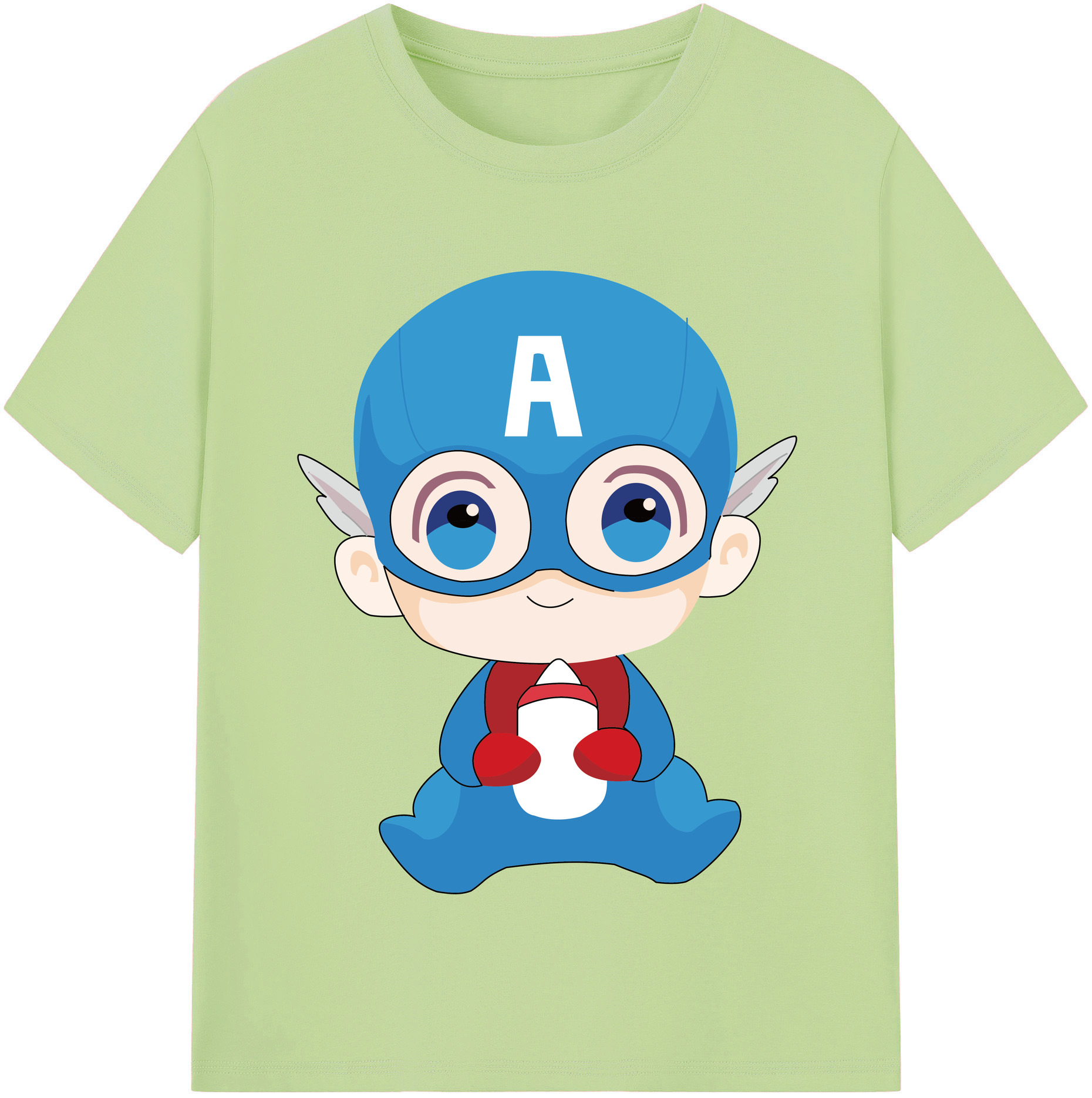 （画像用） アベンジャーズ The Avengers 綿100％半袖Tシャツ（フロントプリント）